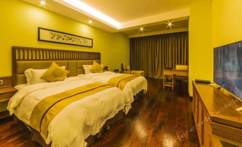 国庆有房 都江堰虹口山景豪宜五星级酒店298一晚 双早 双温泉